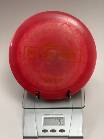 Discraft Hades ESP Prototype Paul McBeth Stamp - Swirly Red (175g)