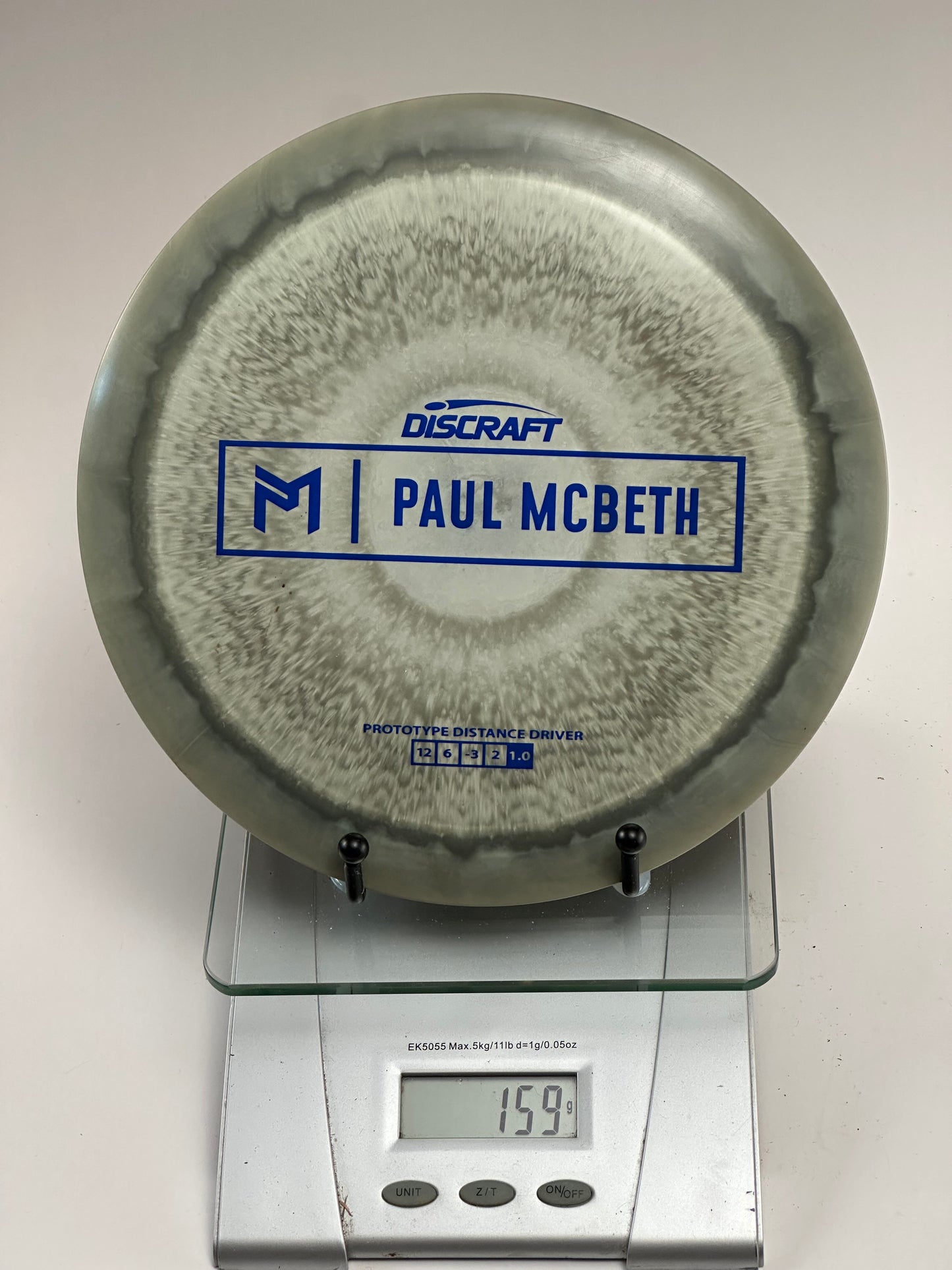Discraft ESP Prototype Hades (Paul McBeth) Swirly Gray 159g