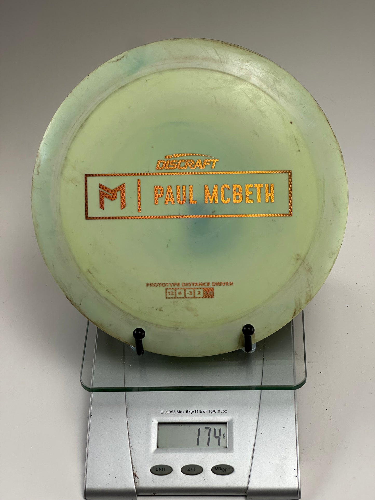 Discraft ESP Prototype Hades – Paul McBeth Prototype Stamp (Swirly Green)