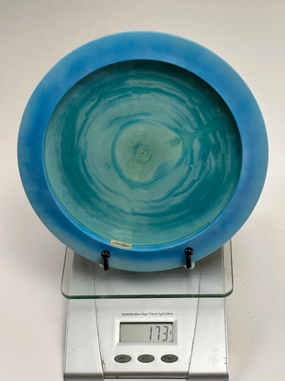 Discraft ESP Prototype Hades (Paul McBeth) Distance Driver - Swirly Teal 173g
