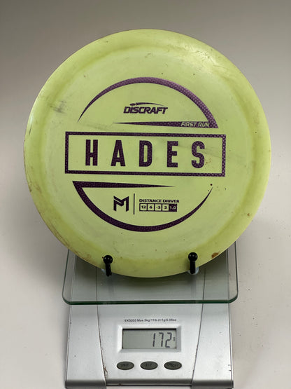 Discraft ESP First Run Hades Distance Driver - Yellow