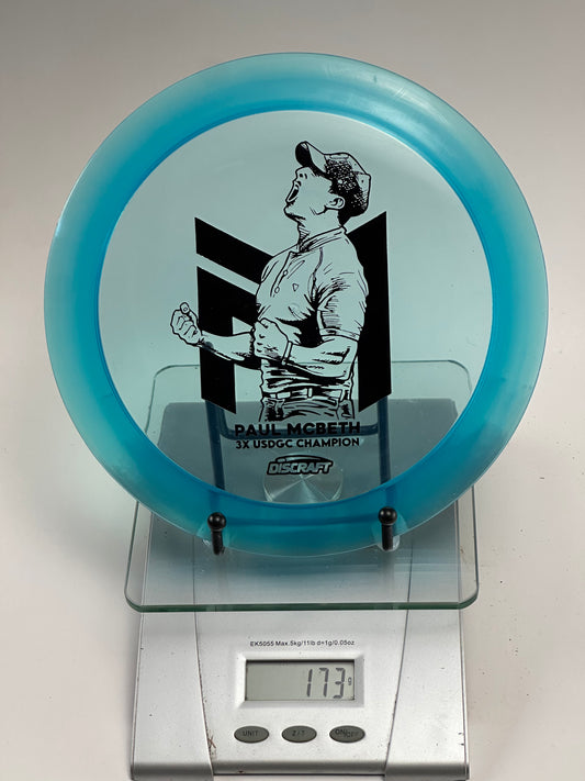 Discraft ESP Hades Blue Paul McBeth 3X USDGC Champion Stamp