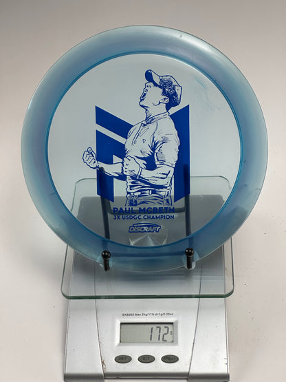 Discraft Z Hades Distance Driver (Paul McBeth 3X USDGC) Transparent Blue