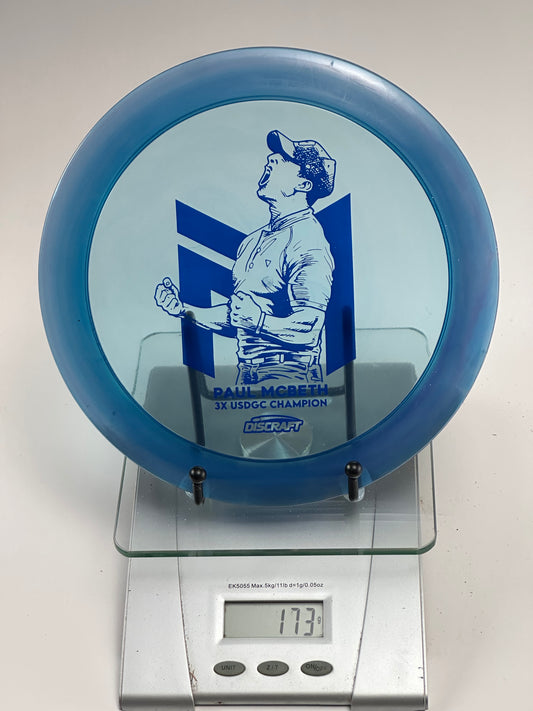Discraft Z Hades (Paul McBeth 3X USDGC) Transparent Blue 173g