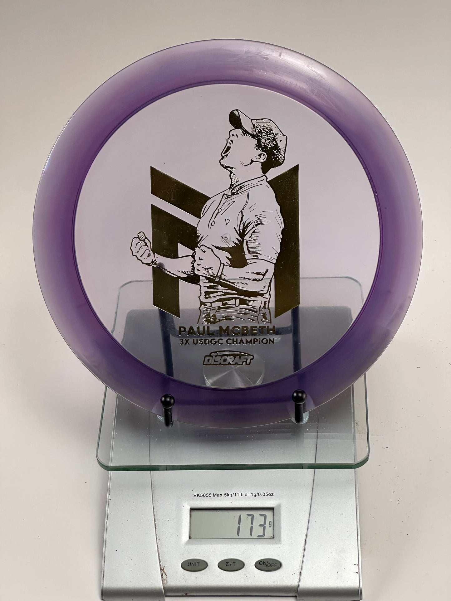 Discraft Z Hades (Paul McBeth 3X USDGC) Transparent Purple