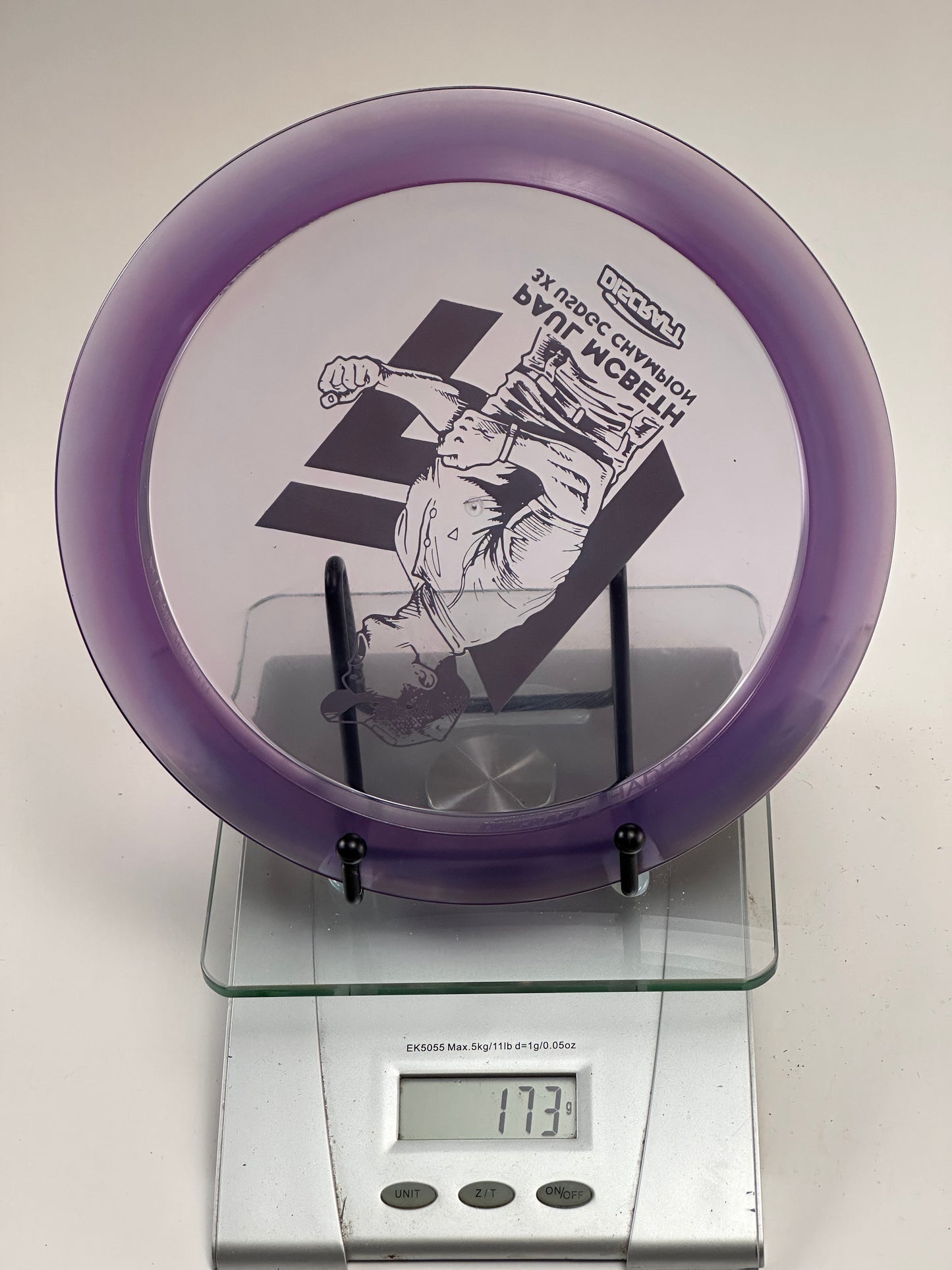 Discraft Z Hades (Paul McBeth 3X USDGC) Transparent Purple