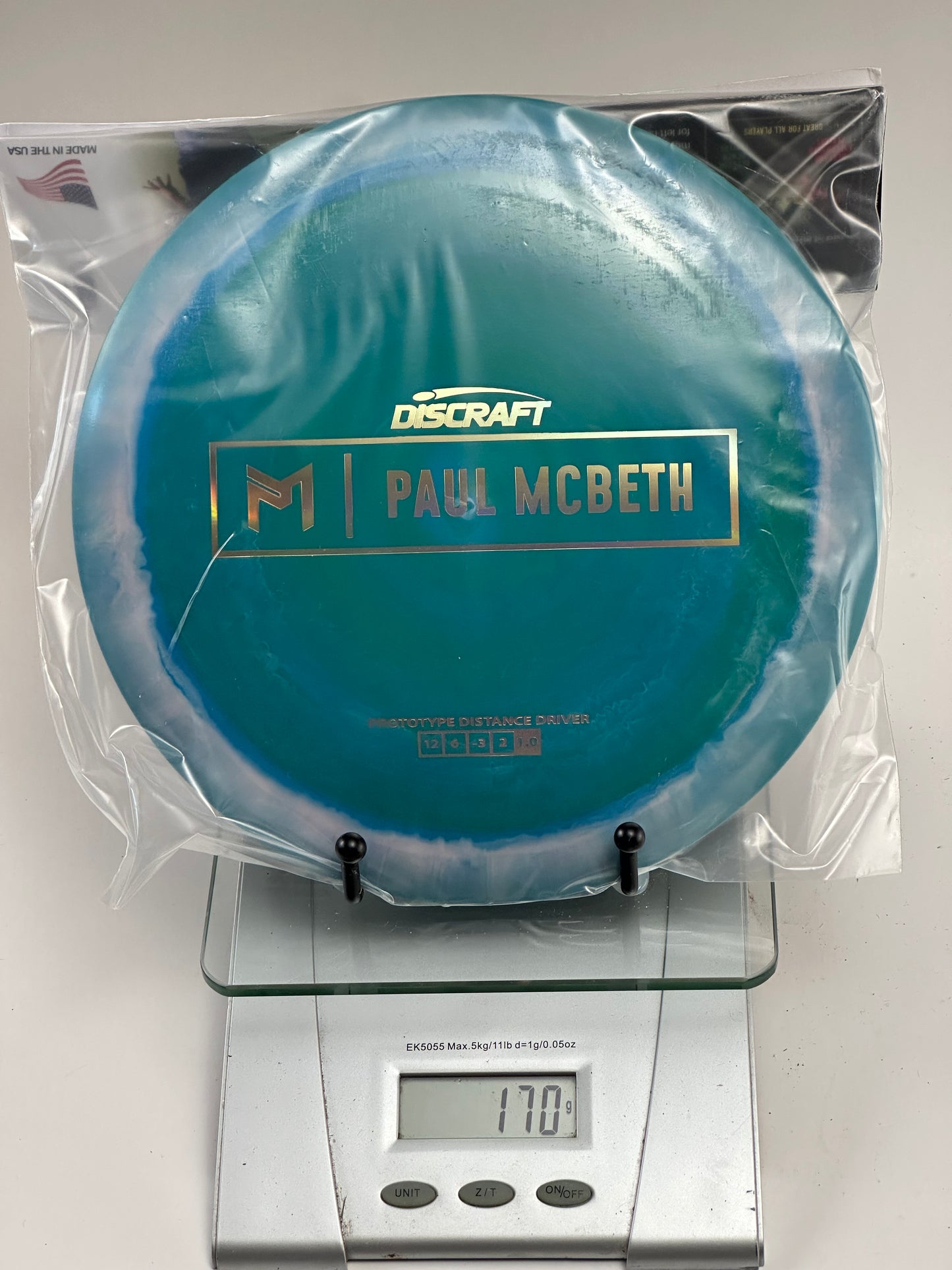 Discraft ESP Prototype Hades Paul McBeth Distance Driver (Swirly Blue) 170g