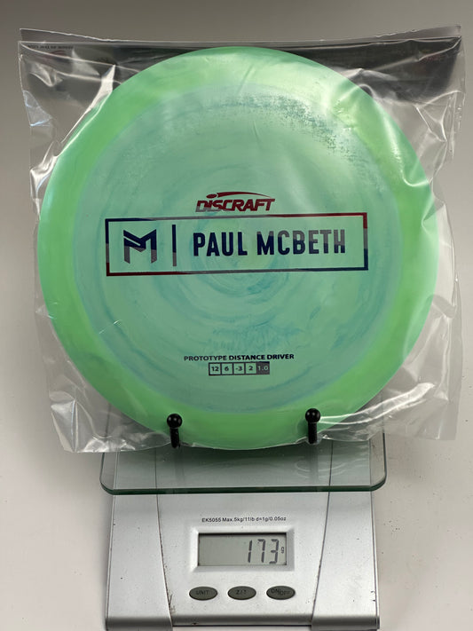 Discraft ESP Prototype Hades (Paul McBeth) Swirly Green 173g