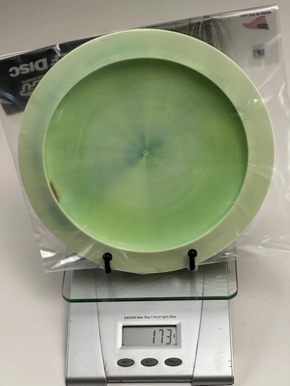 Discraft ESP Hades Prototype (Paul McBeth) Swirly Light Green 173g
