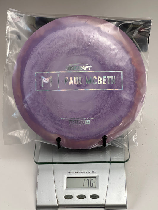 Discraft ESP Prototype Hades (Paul McBeth) Swirly Purple Distance Driver