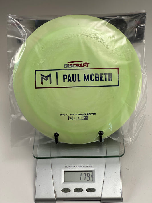 Discraft ESP Prototype Hades (Paul McBeth) Swirly Light Green