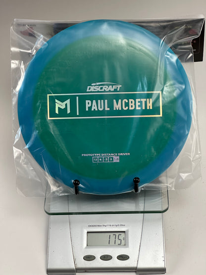 Discraft ESP Hades Prototype Paul McBeth Distance Driver (Swirly Blue/Green)