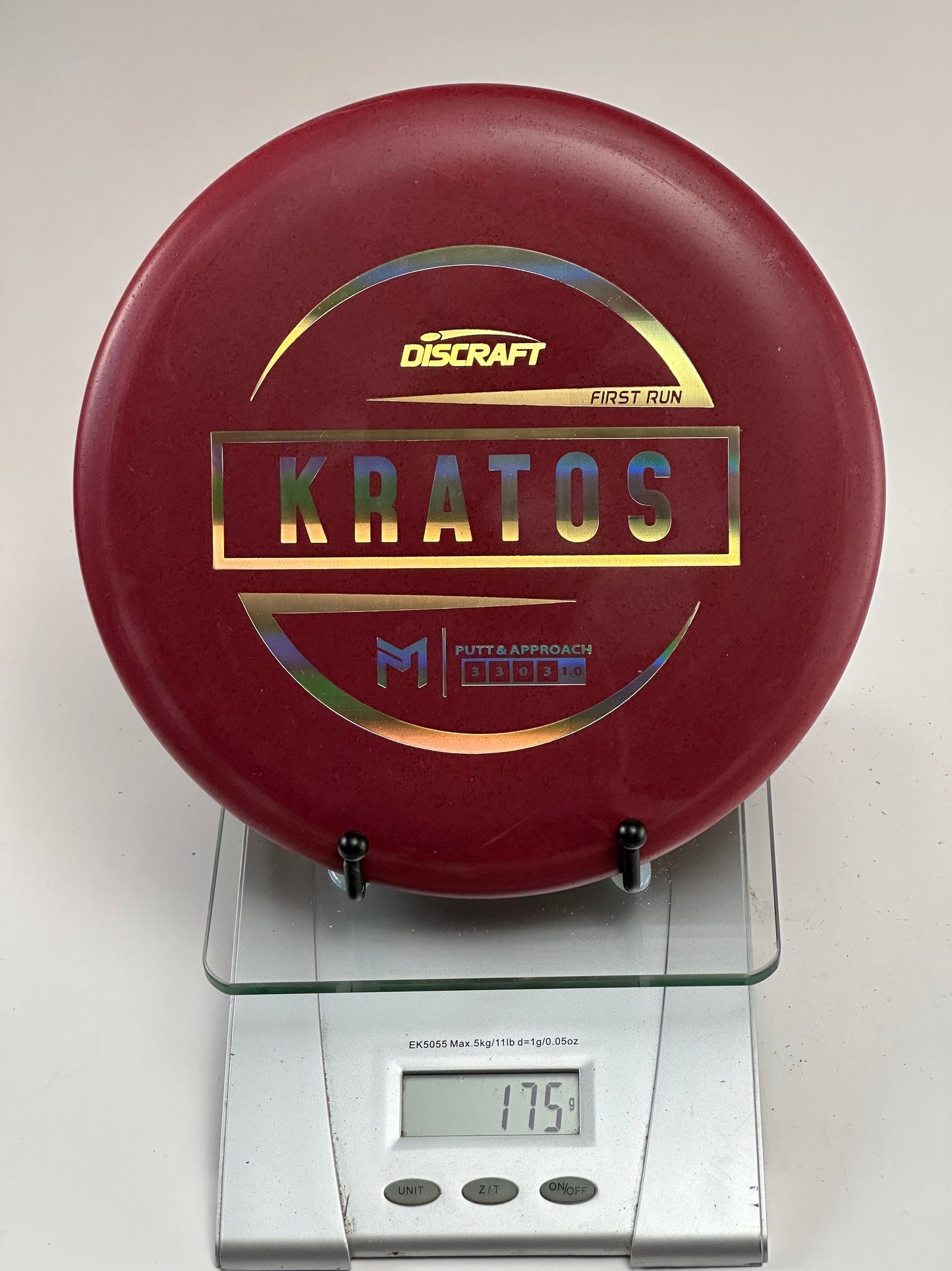 Discraft Kratos Jawbreaker First Run Swirl (175g) - Maroon w/ Holo Stamp