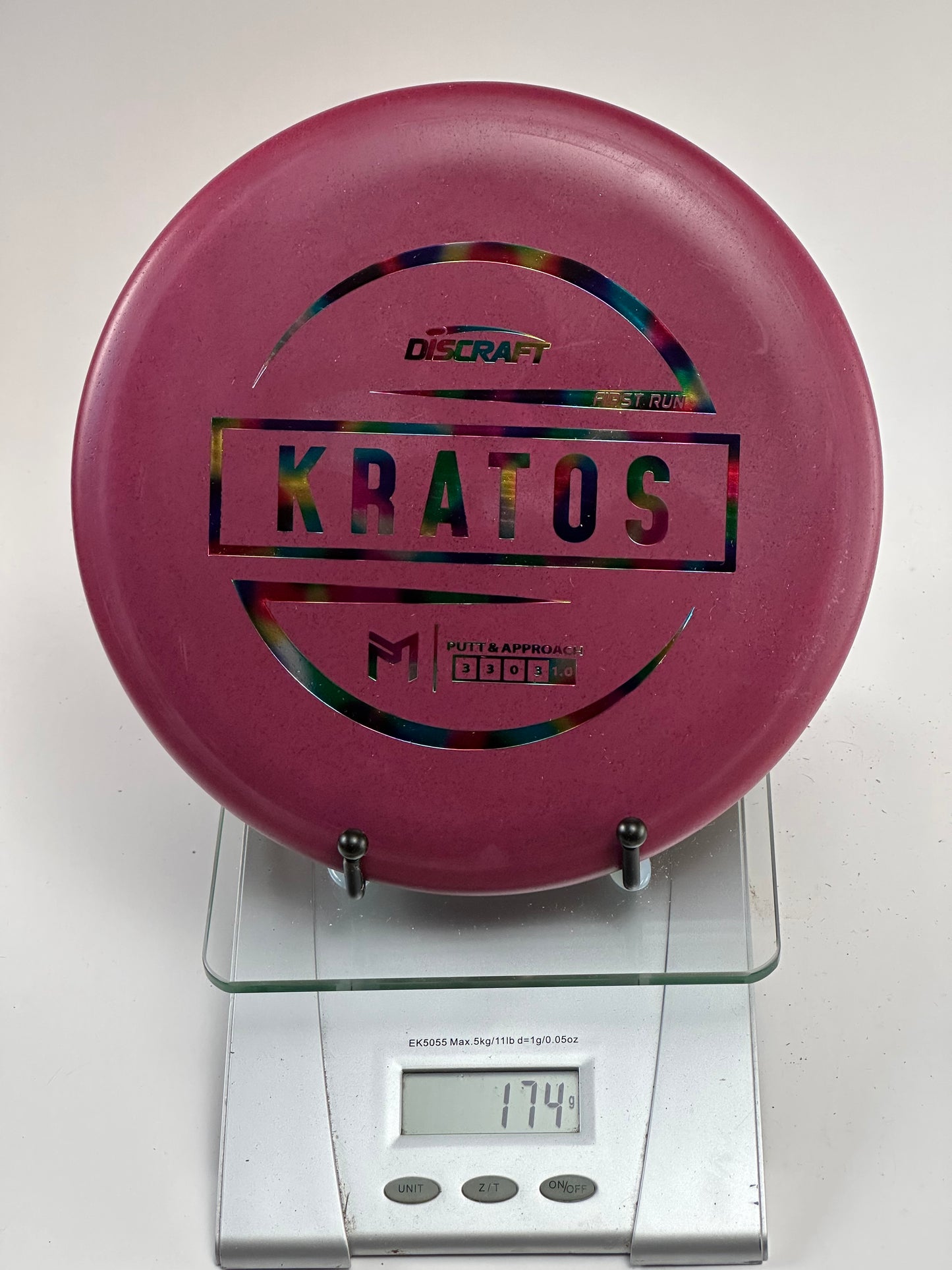 Discraft Jawbreaker Kratos First Run – Pink w/ Swirl Foil