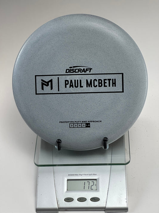 Discraft Jawbreaker Kratos Prototype Putter – Paul McBeth Stamp (Gray)