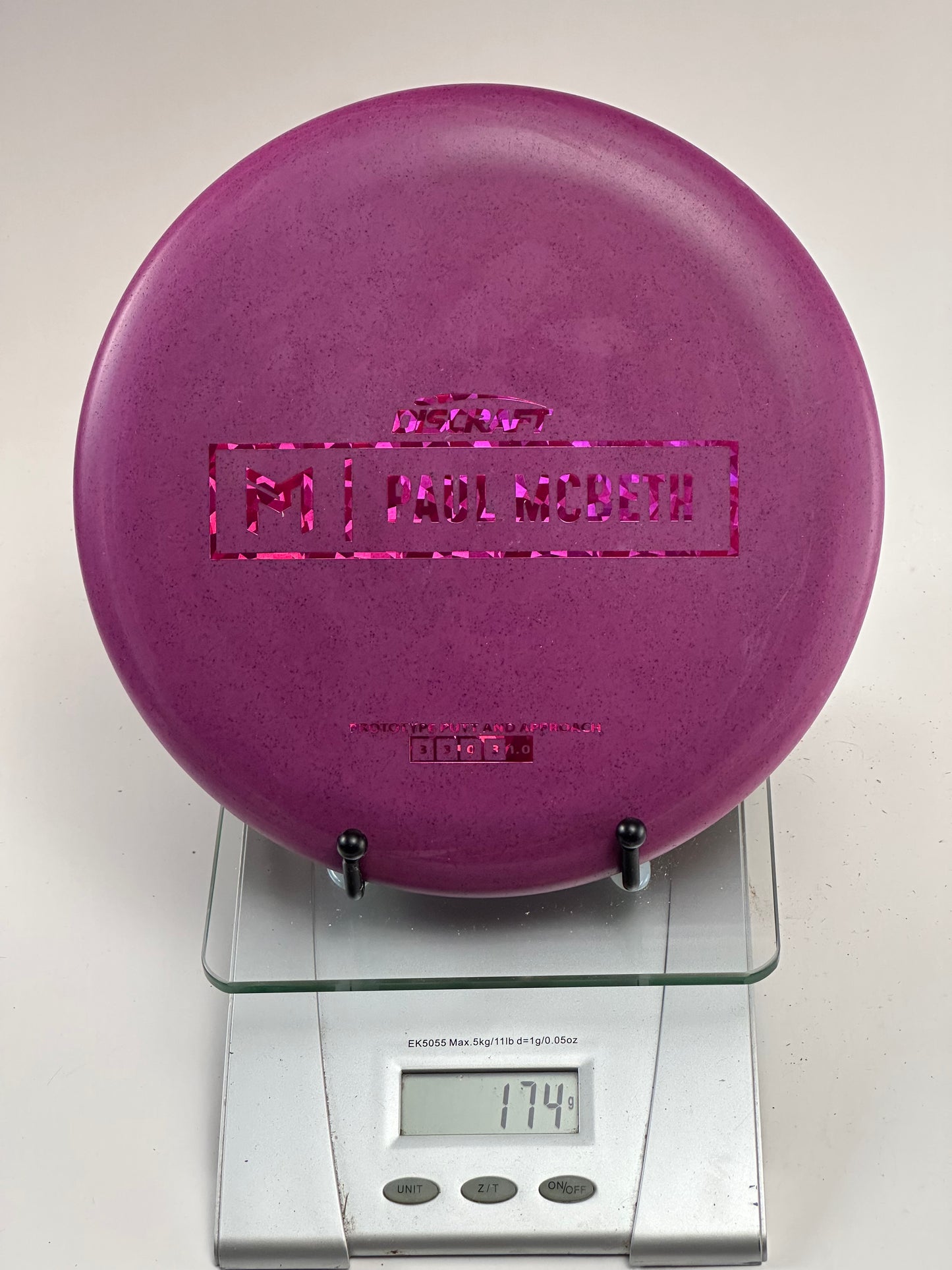 Discraft Jawbreaker Kratos Prototype Paul McBeth Stamp (174g) - Pink