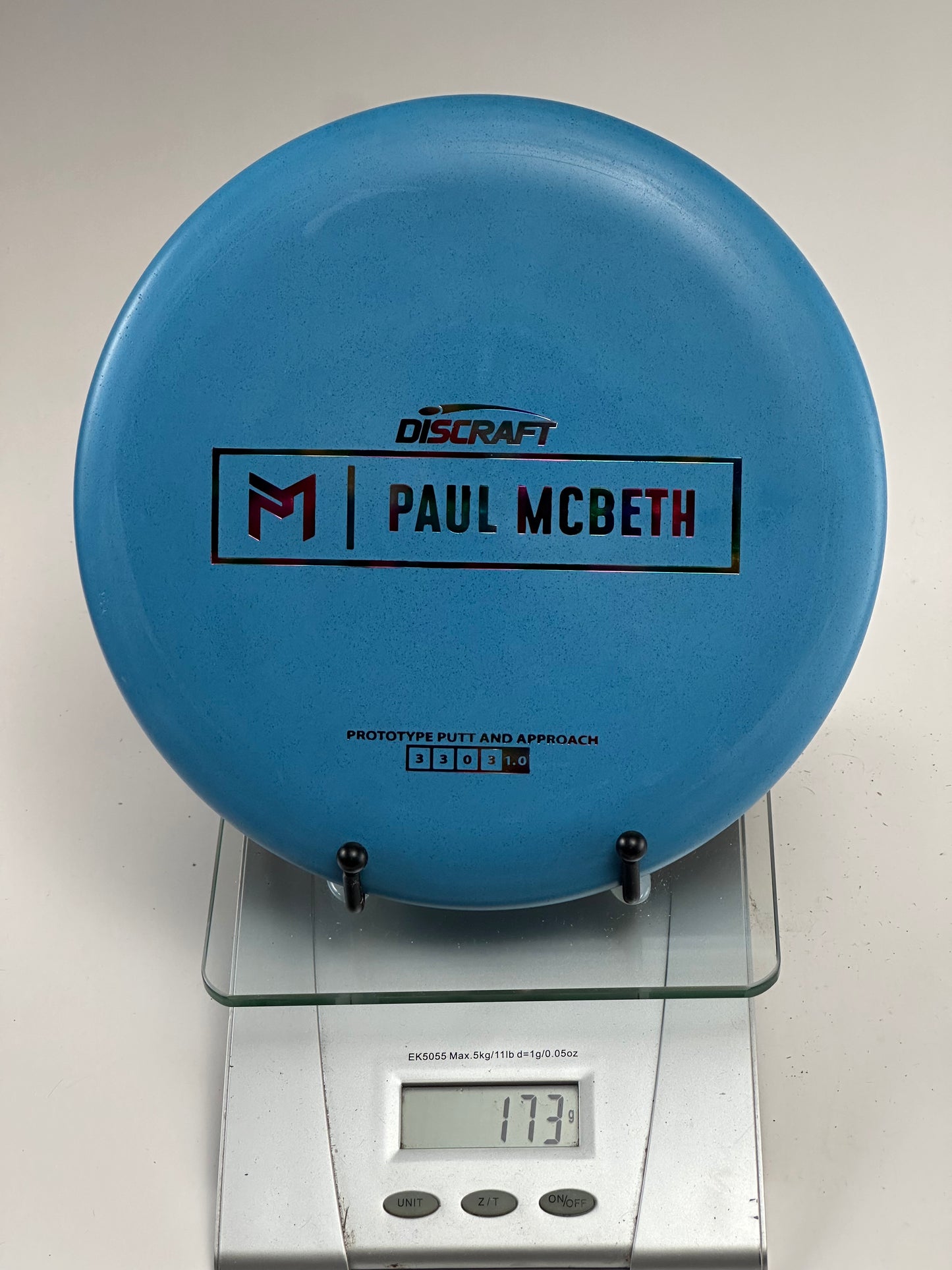 Discraft Jawbreaker Kratos Prototype Paul McBeth Putter - Blue