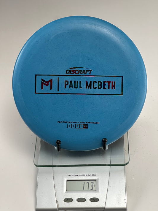 Discraft Jawbreaker Kratos Prototype Paul McBeth Putter - Blue