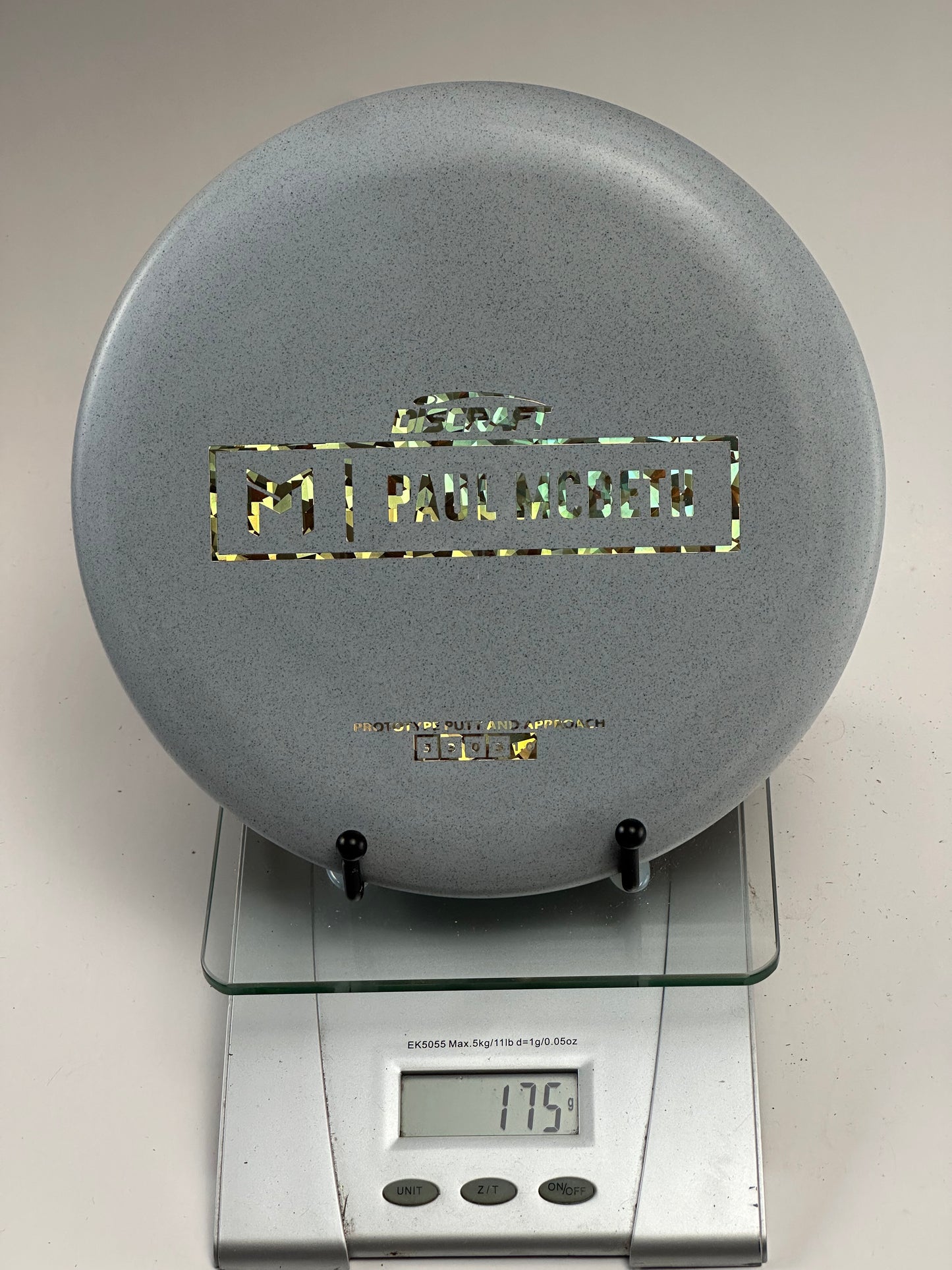 Discraft Jawbreaker Kratos Prototype Putter (Paul McBeth) - Gray