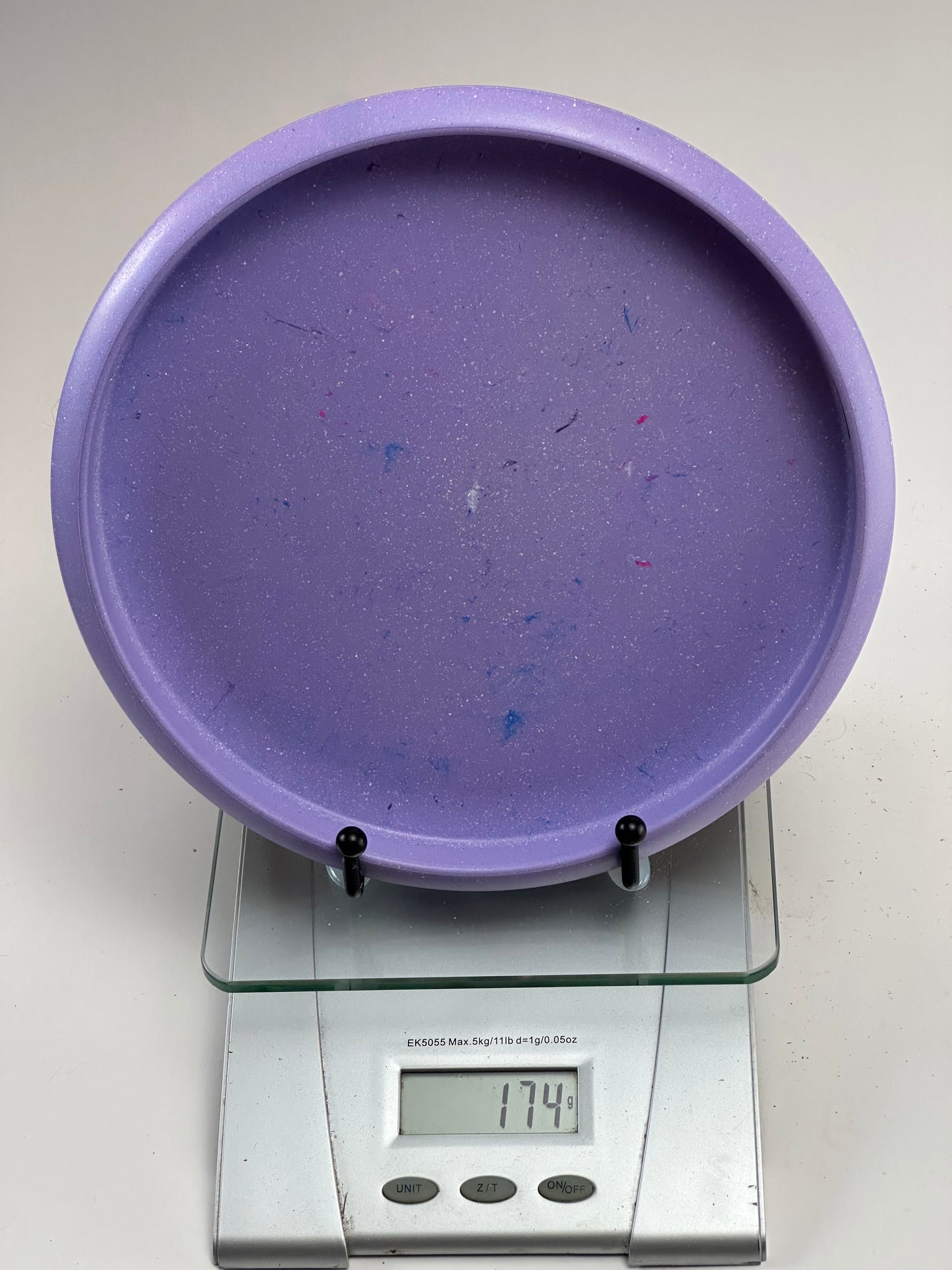 Discraft Jawbreaker Luna Prototype Putter - Speckled Purple, Red McBeth Stamp