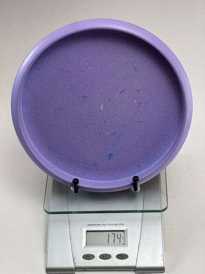 Discraft Jawbreaker Luna Prototype Putter - Speckled Purple, Red McBeth Stamp