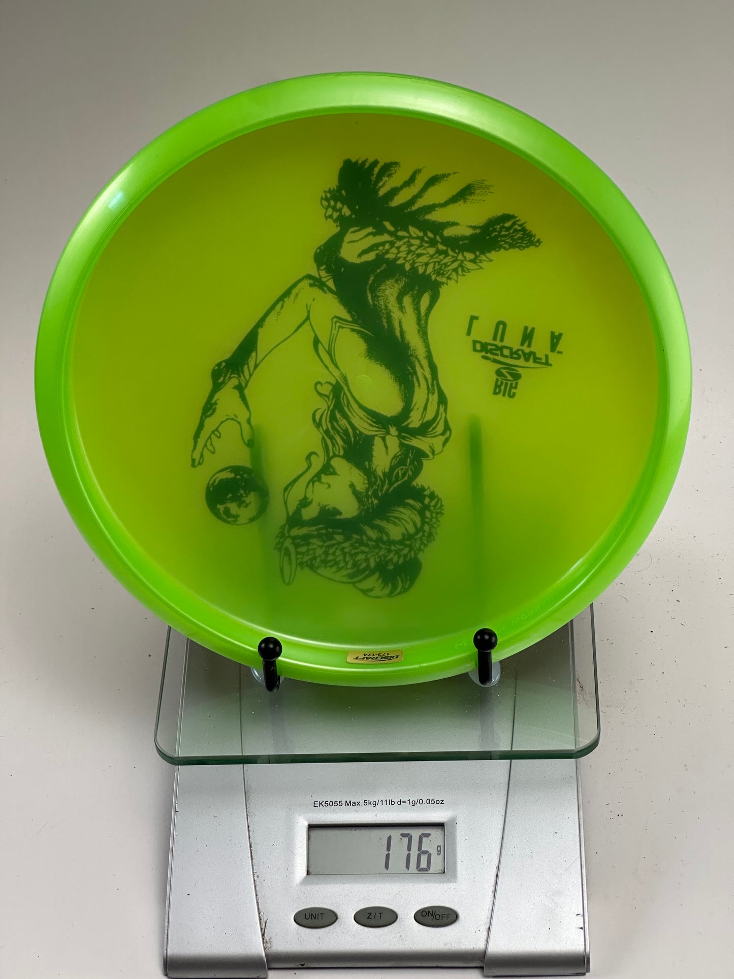 Discraft Big Z Luna Big Z Luna green special edition stamp discraft putter