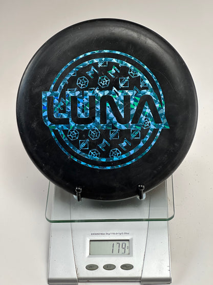 Discraft Big Z Luna Big Z Luna black special edition stamp blue geometric holographic foil
