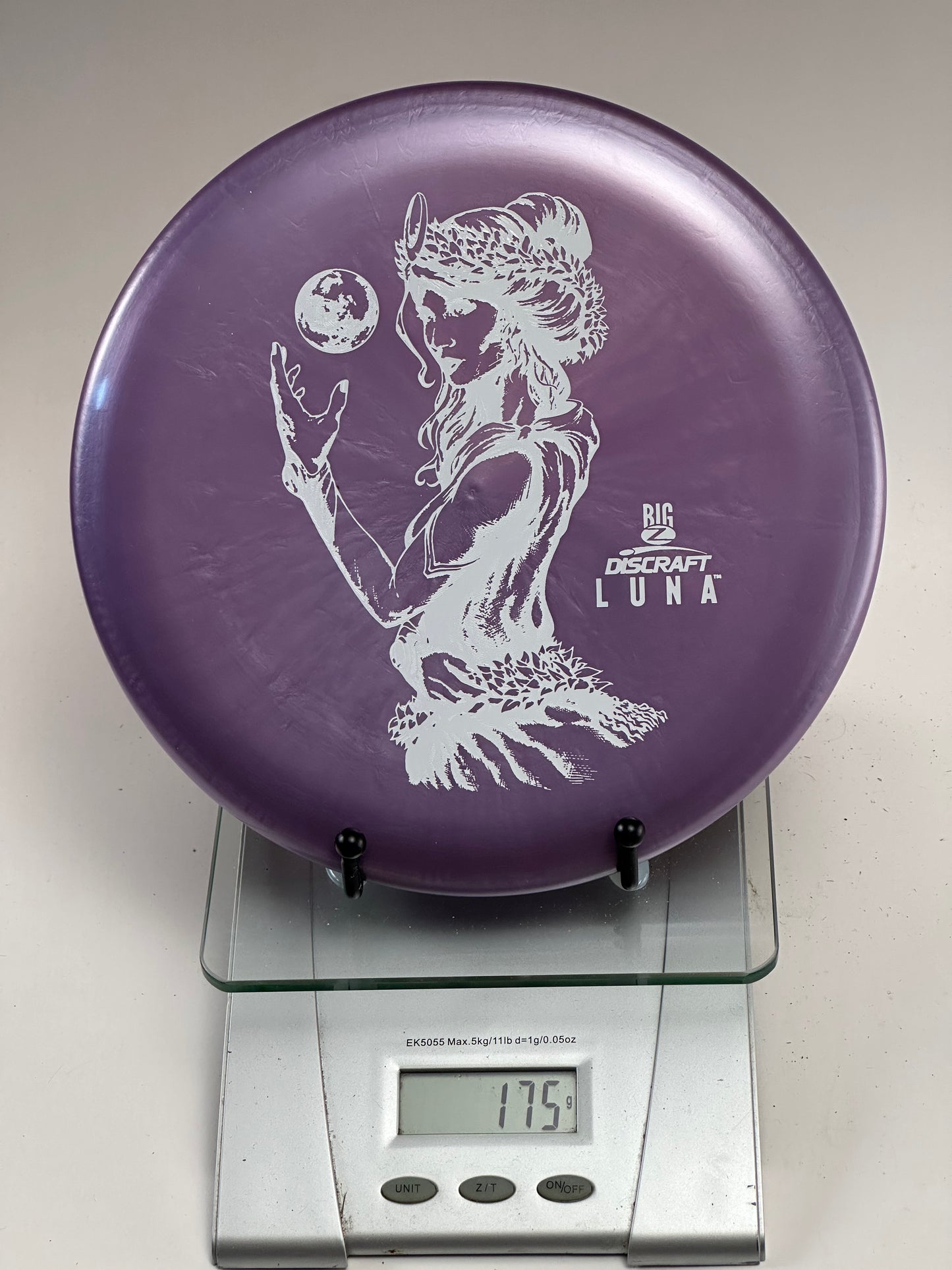 Discraft Big Z Luna Putter – Purple, Goddess Stamp