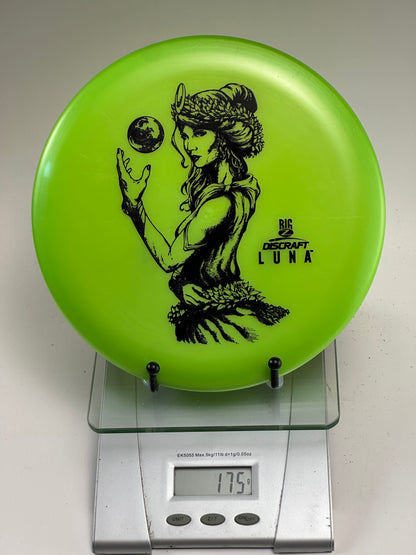 Discraft Big Z Luna (Bright Green) – Black Goddess Stamp