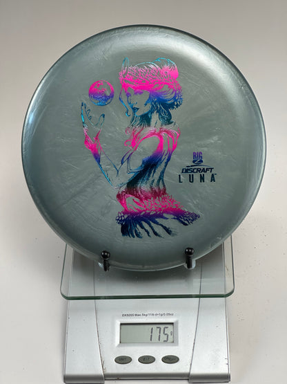 Discraft Big Z Luna Putter - Silver Gray, Multi-Color Goddess Foil