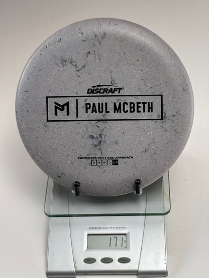 Discraft Jawbreaker Luna Prototype Putter – Gray Speckle Paul McBeth Stamp