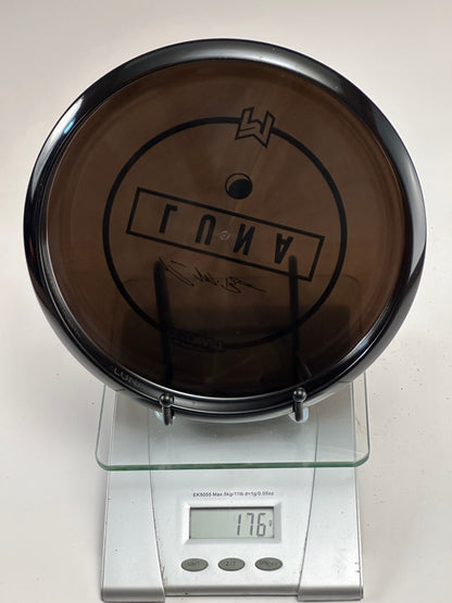 Discraft Luna Z Line Putter – Smoke Translucent, Holographic Circle Stamp