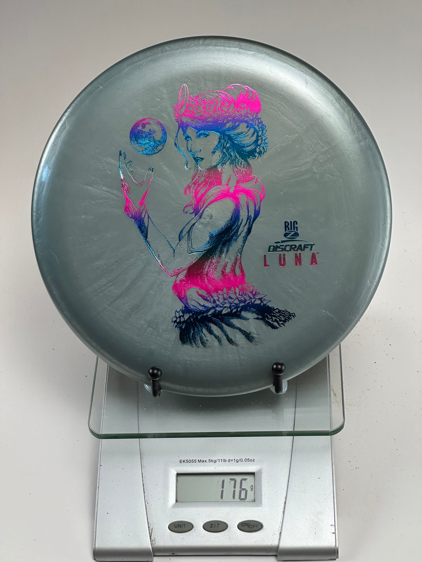 Discraft Big Z Luna Putter (Silver-Gray, Goddess Stamp)