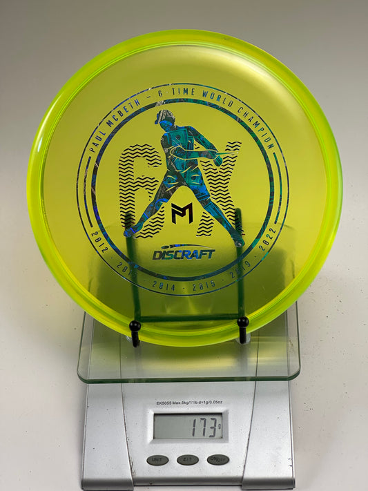 Discraft Z Line Luna Paul McBeth 6x Edition Translucent Yellow