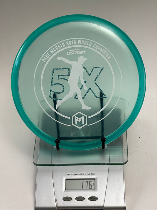 Discraft Luna Z Line Paul McBeth 5X 2019 Stamp – Translucent Aqua