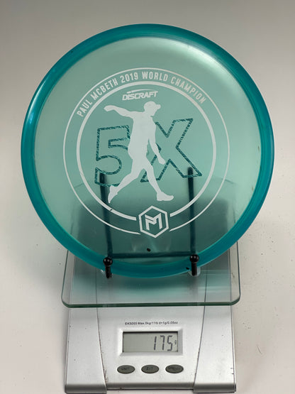 Discraft Z Line Luna 5X Paul McBeth 2019 World Champion Aqua