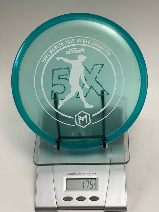 Discraft Z Line Luna 5X Paul McBeth 2019 World Champion Aqua