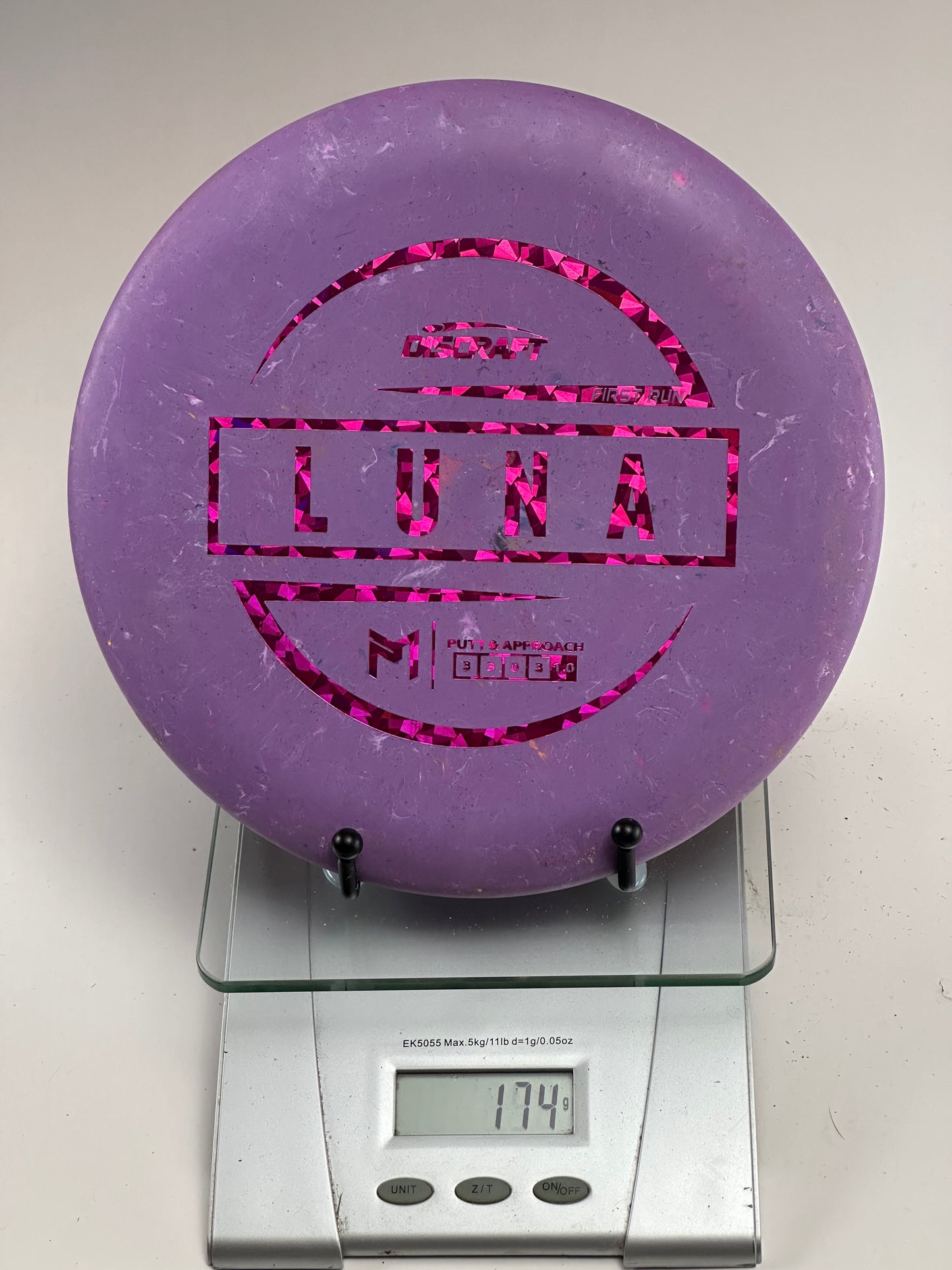 Discraft Jawbreaker Luna (174g) Purple Speckle w/ Pink Holo Stamp