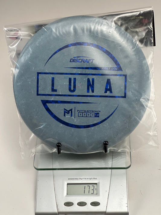 Discraft Luna Jawbreaker First Run Putter 173g Blue-Gray Speckled