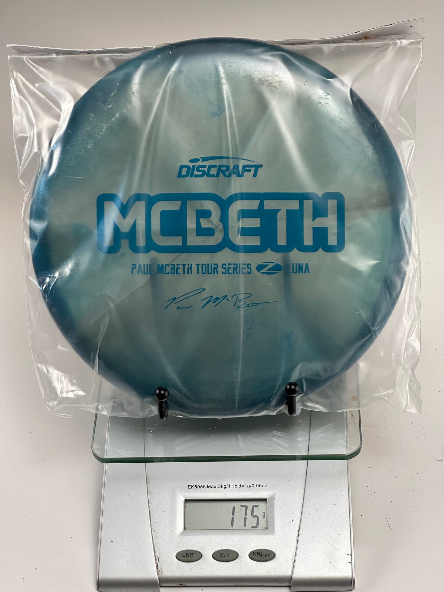 Discraft Luna Z Line Paul McBeth Tour Series Putter - Blue