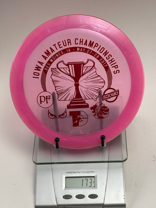 Discraft CryZtal Machete – 2017 Iowa Amateur Championships Pink