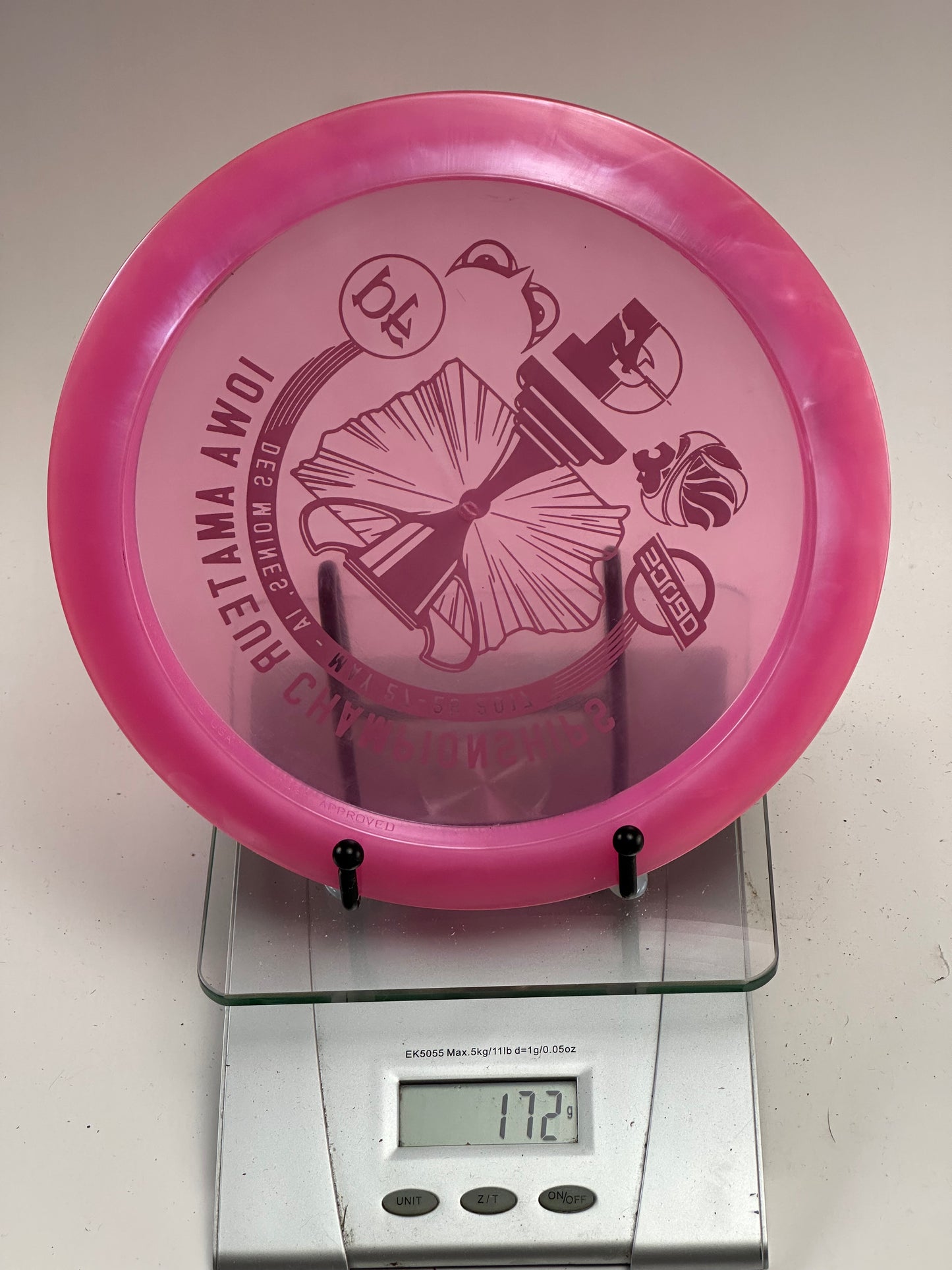 Discraft CryZtal Machete – 2017 Iowa Amateur Championships Pink