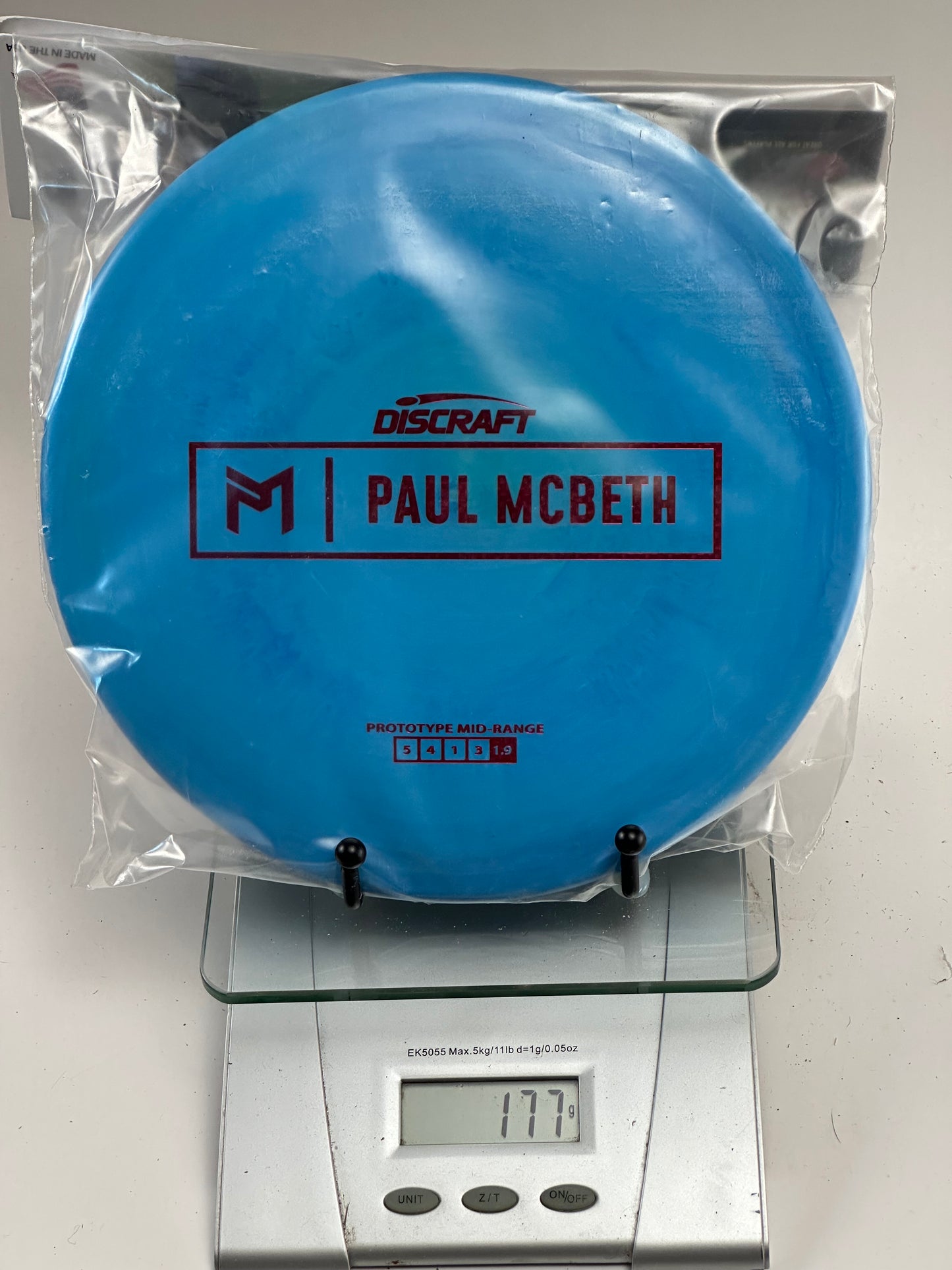 Discraft Malta ESP Prototype Midrange 177g | Paul McBeth Prototype Stamp