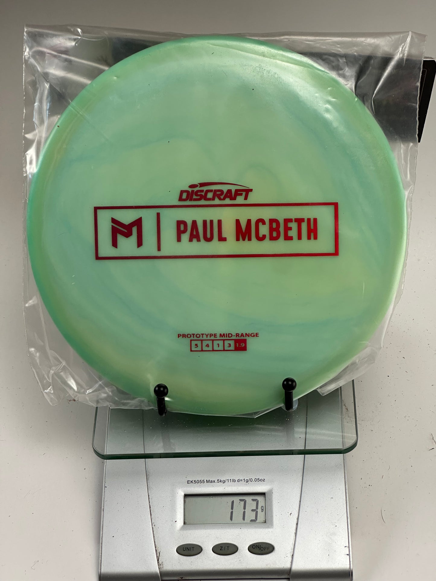 Discraft ESP Prototype Malta Paul McBeth Stamp 173g