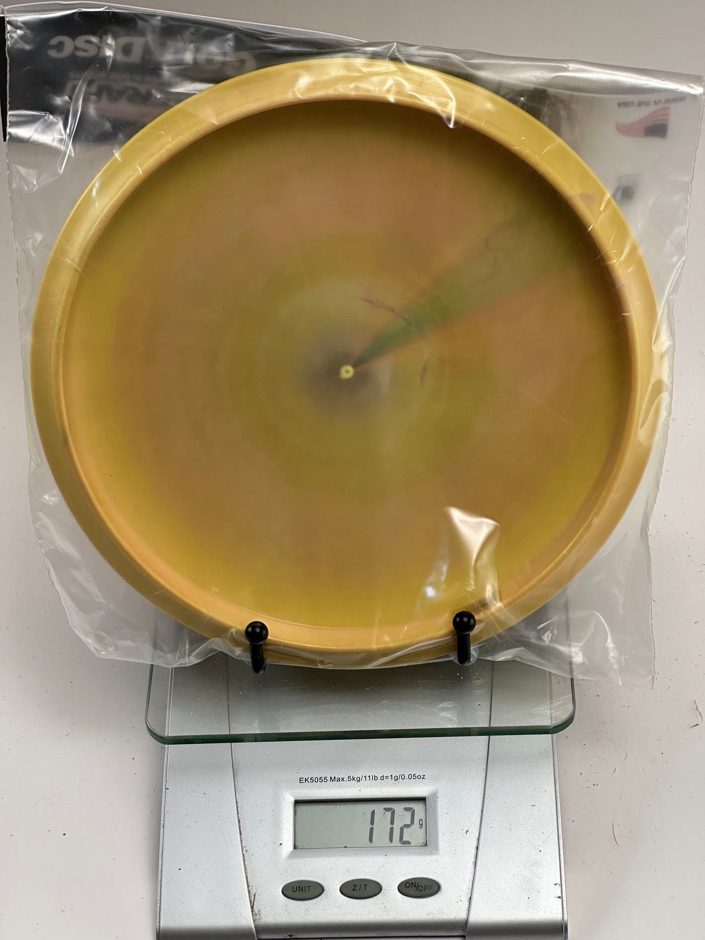 Discraft ESP Prototype Malta Midrange 172g Yellow Paul McBeth Stamp