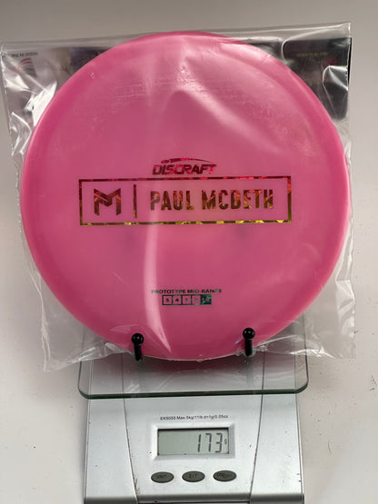 Discraft ESP Prototype Malta Paul McBeth Stamp Midrange 173g Pink