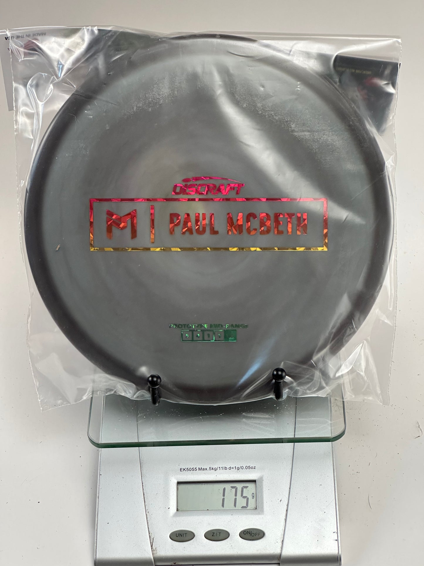 Discraft Malta ESP Prototype Paul McBeth Stamp Midrange 175g