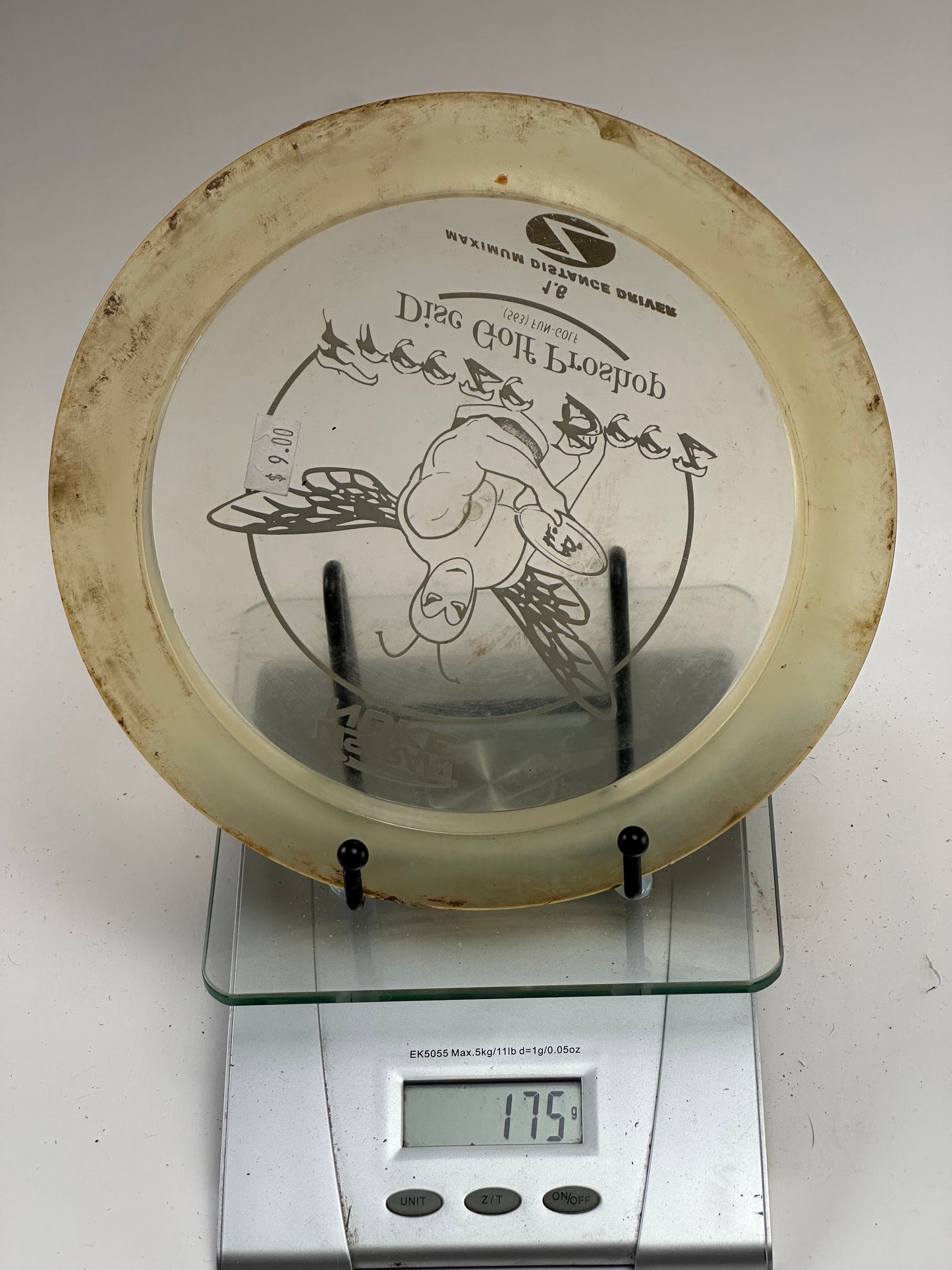 Discraft Z Nuke Distance Driver - Transparent Clear - Freeze Bee Stamp (Used)