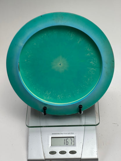 Discraft ESP Nuke Distance Driver - Teal w/ Silver Foil
