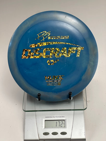 Discraft ESP Nuke (Paige Pierce 5x) Swirly Blue w/ Gold Foil Stamp